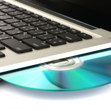 person on a computer